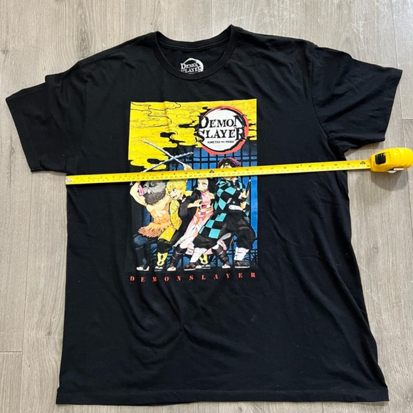 Demon Slayer T-Shirt Black Size XL Tanjiro, Nezuko, Zenitsu and Inosuke - Picture 4 of 6